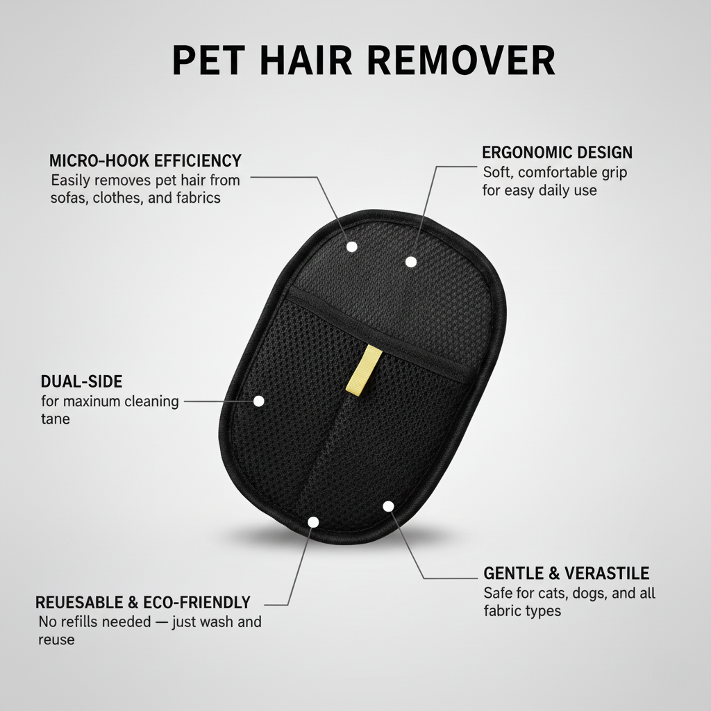 Pet Hair Removal Gloves Brush petclubs